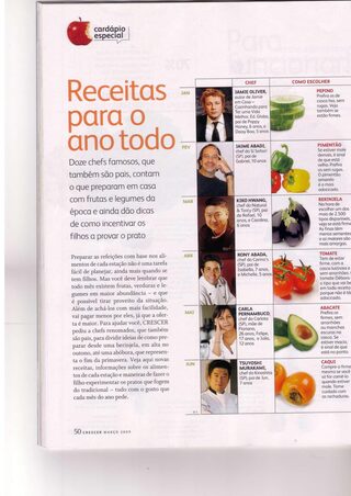 Página da Revista Crescer, março de 2009