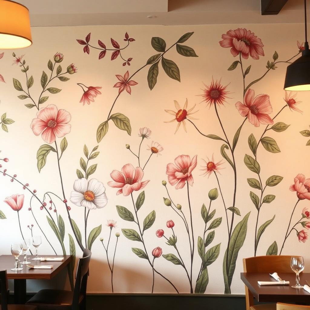Mural pintado à mão